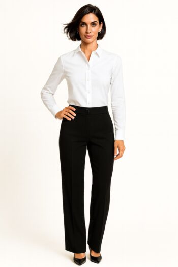 PANTALÓN DE VESTIR EJECUTIVO CORTE RECTO PARA OFICINA