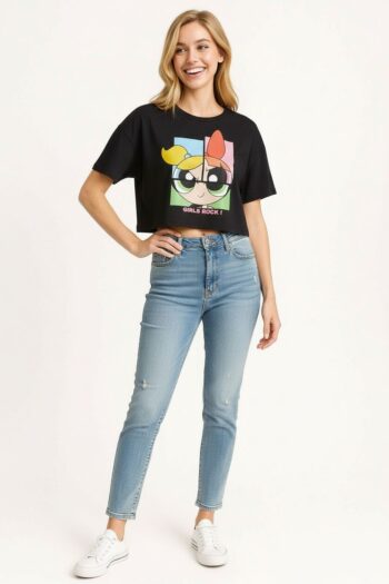 PLAYERA GRAFICA CROP