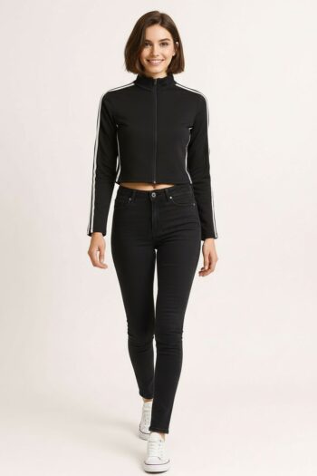 CHAMARRA PESPUNTE LATERAL