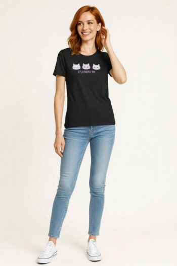 PLAYERA FRASE GATOS CASUAL