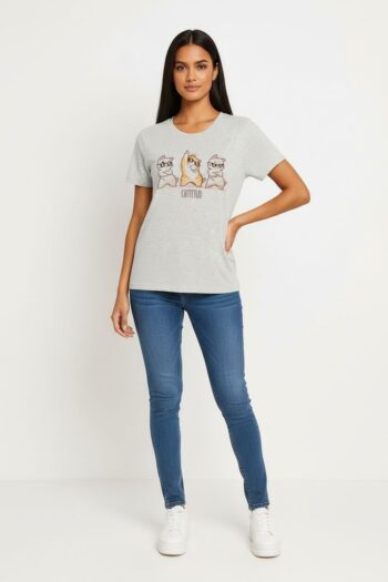 PLAYERA ESTAMPADO GRAFICO CASUAL