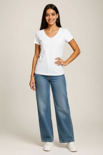 PLAYERA BÁSICA CUELLO V