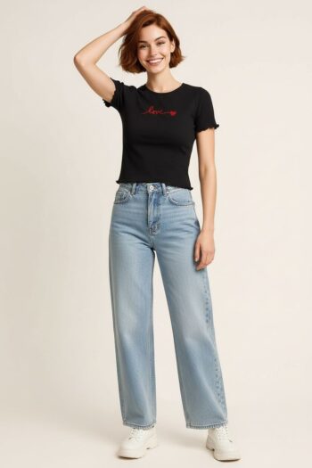 PLAYERA TEXTO DECORATIVO