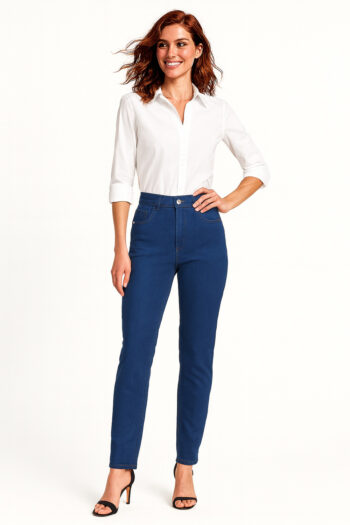 JEANS TIRO MEDIO AJUSTE