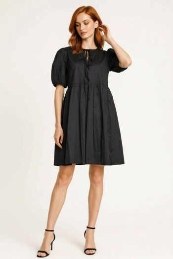 VESTIDO MOÑOS FRONTALES