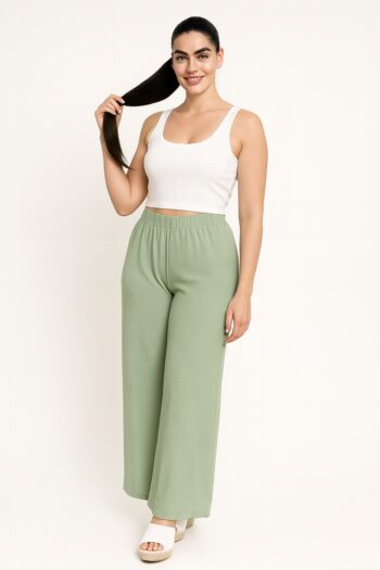 PANTALÓN LISO PRETINA ELÁSTICA