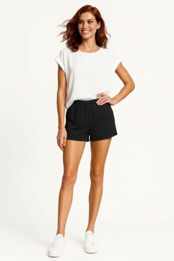 SHORT PRETINA RESORTE