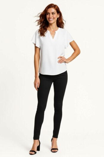 BLUSA CUELLO ABIERTO