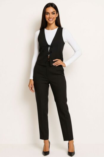 CHALECO LAZOS AJUSTE FRONTAL