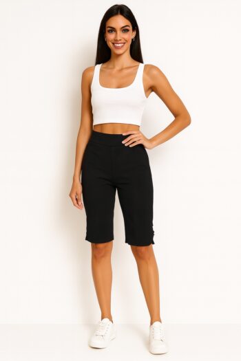 BERMUDA PRETINA ANCHA