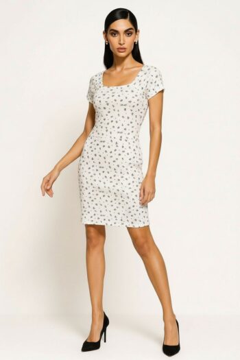 VESTIDO MINI RIB AJUSTADO