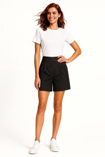 SHORT PRETINA ALTA PINZAS