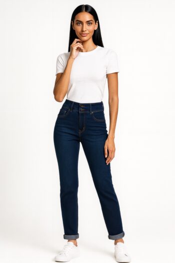JEANS CAPRI BOTONES