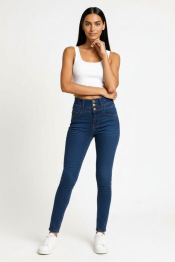 JEANS TIRO ALTO AJUSTE