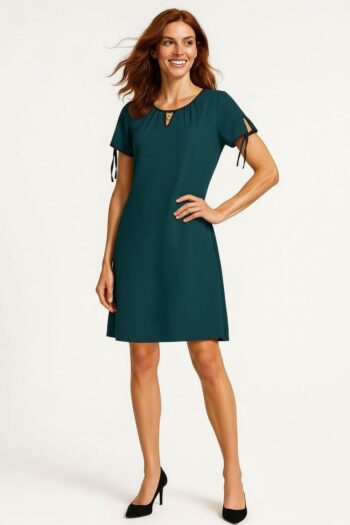 VESTIDO CORTO MANGA CORTA