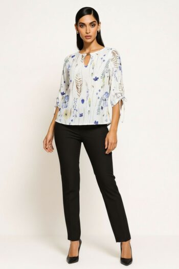 BLUSA MANGA JARETA AJUSTABLE