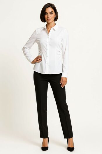 BLUSA CAMISERA MANGA LARGA