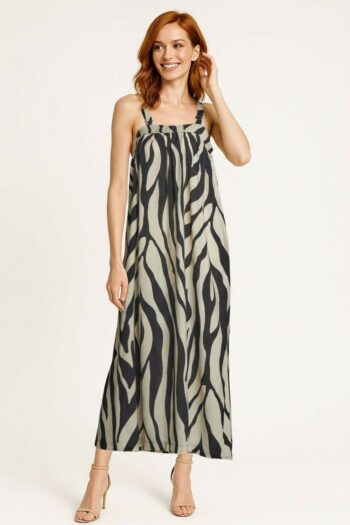 VESTIDO LARGO DE TIRANTE