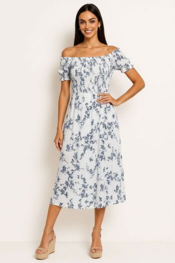 VESTIDO SMOCK ESCOTE