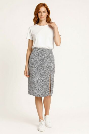 FALDA MIDI CHALLIS LIGERA