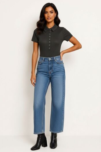 PLAYERA BODY CUELLO POLO BOTONES