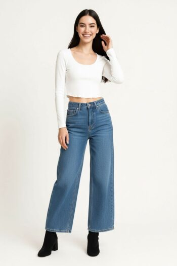 PLAYERA WAFFLE CORTA