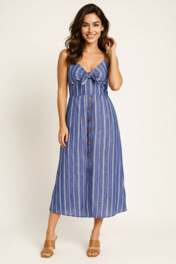 VESTIDO NUDO FRONTAL