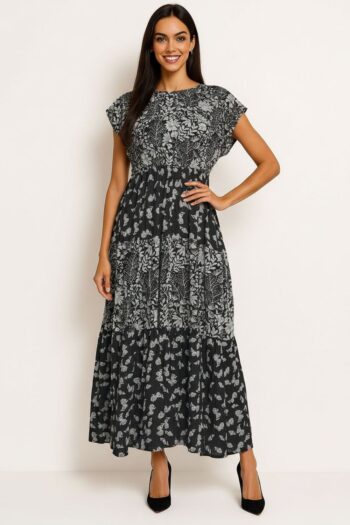 VESTIDO GODET FLUIDO