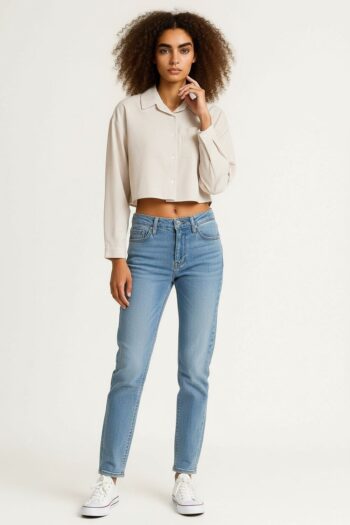 BLUSA CAMISERA CORTA