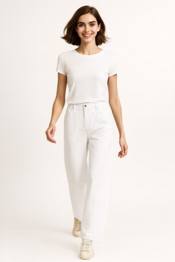 PANTALÓN RECTO GABARDINA BÁSICO