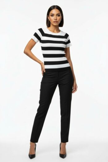 SUÉTER TEJIDO MANGA CORTA