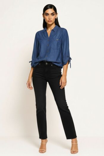 BLUSA CAMISERA CON BOLSAS