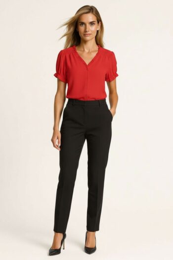 BLUSA BOTONES CUELLO V