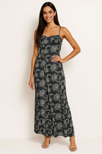 VESTIDO LARGO TIRANTES AJUSTE