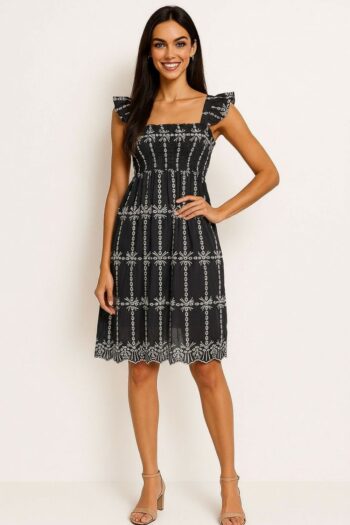 VESTIDO SMOCK TIRANTES OLANES