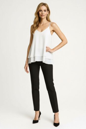 BLUSA TOP TIRANTES PEDRERÍA