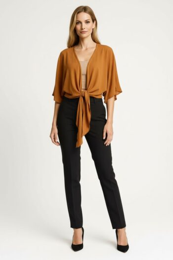 BLUSA BOLERO AMARRE FRONTAL