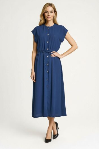 VESTIDO CAMISERO CON CINTURÓN