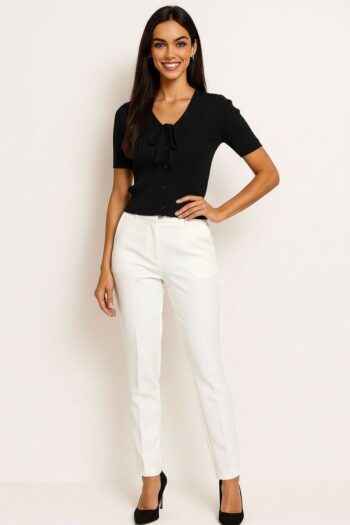 SUÉTER TRENZADO ESCOTE V