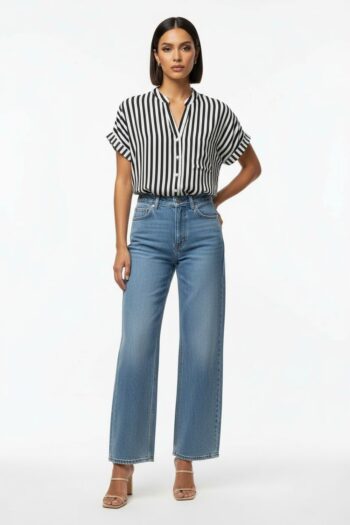 BLUSA CUELLO MAO CON BOTONES