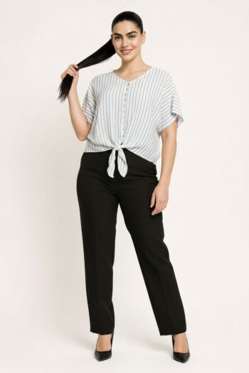 BLUSA BOTONES AMARRE FRENTE