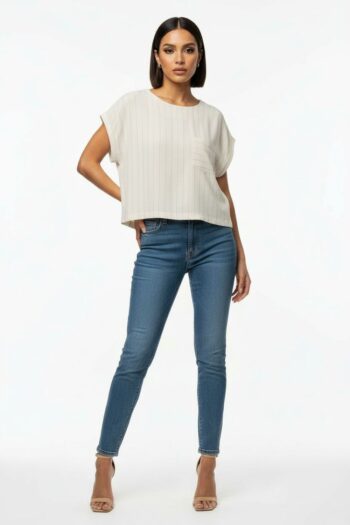 BLUSA CON BOLSA FRONTAL