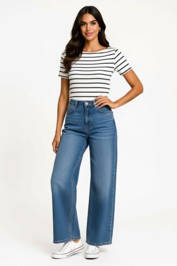 PLAYERA CUELLO OJAL RAYAS