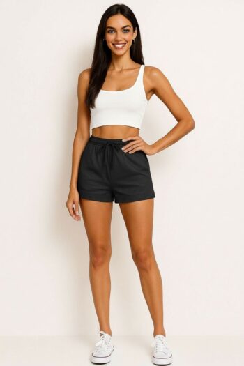 SHORT JARETA PRETINA ELÁSTICA