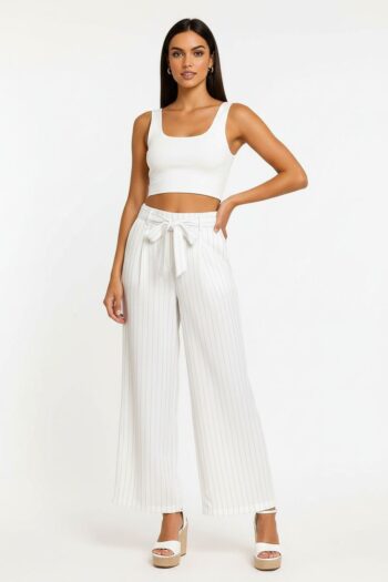 PANTALÓN CAPRI MEDIA CINTA AJUSTABLE