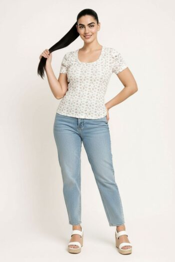 PLAYERA WAFFLE MANGA CORTA