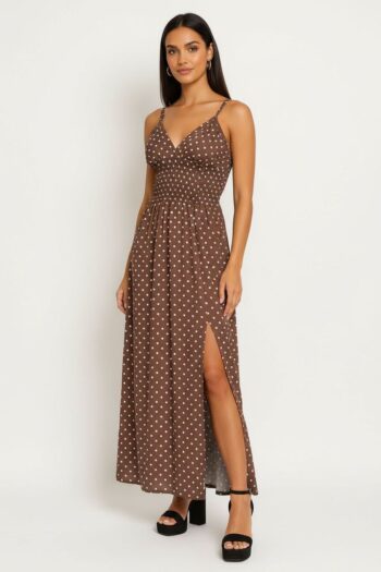 VESTIDO LARGO TIRANTES COPAS