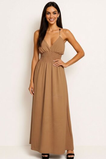 VESTIDO LARGO TIRANTES COPAS