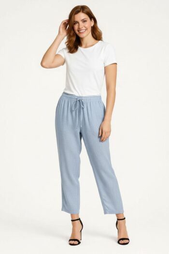 PANTALÓN CAPRI CON JARETA