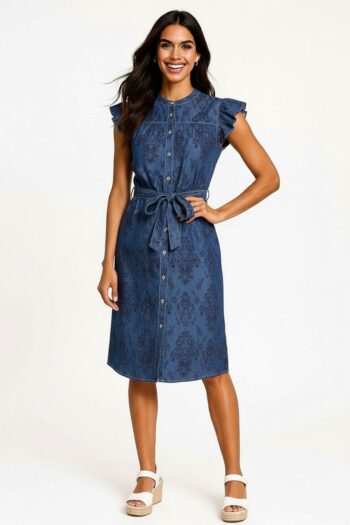 VESTIDO CORTO CAMISERO